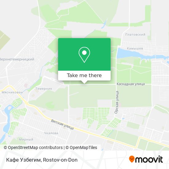 Кафе Узбегим map