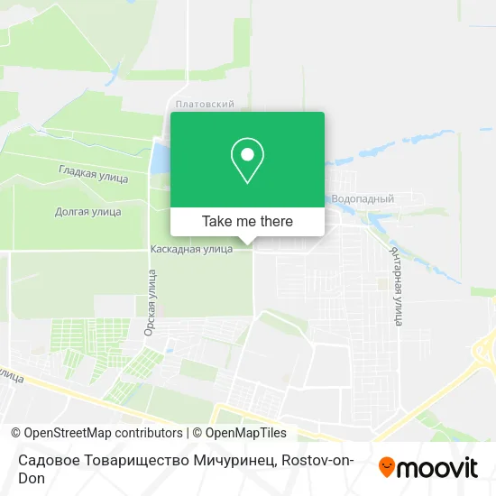 Садовое Товарищество Мичуринец map