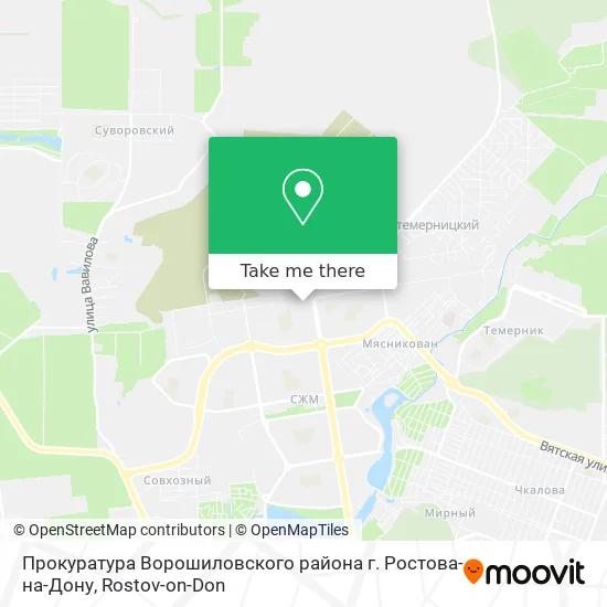 Прокуратура Ворошиловского района г. Ростова-на-Дону map