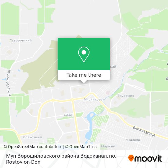 Муп Ворошиловского района Водоканал, по map