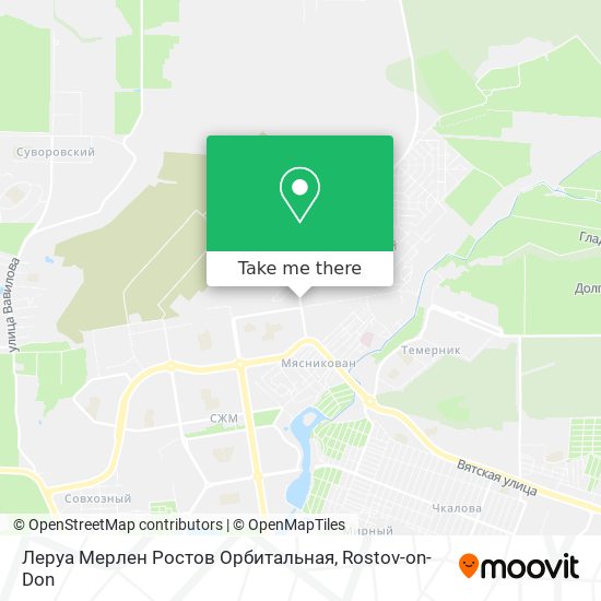 Леруа Мерлен Ростов Орбитальная map