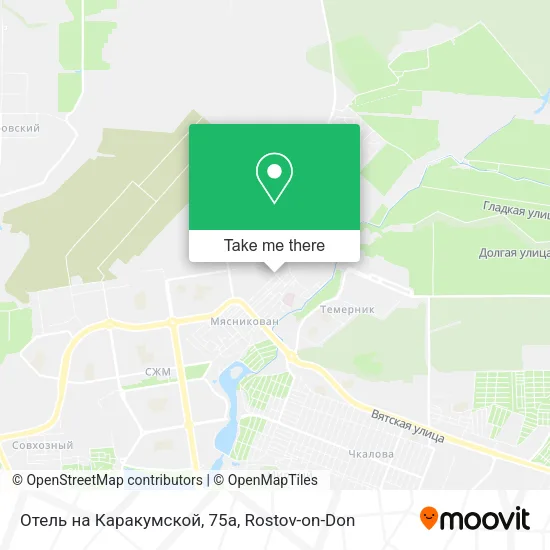 Отель на Каракумской, 75a map
