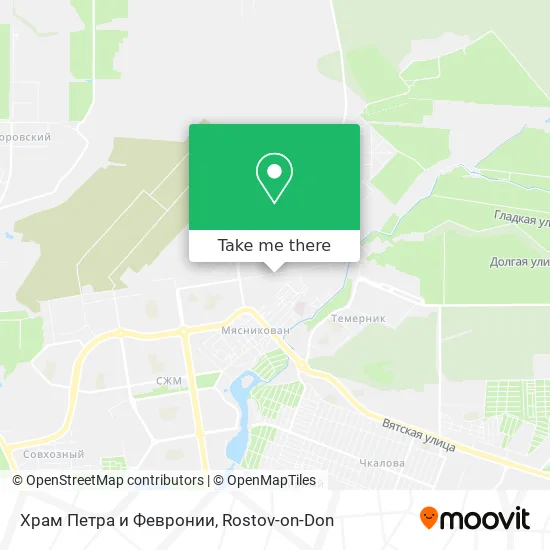 Храм Петра и Февронии map