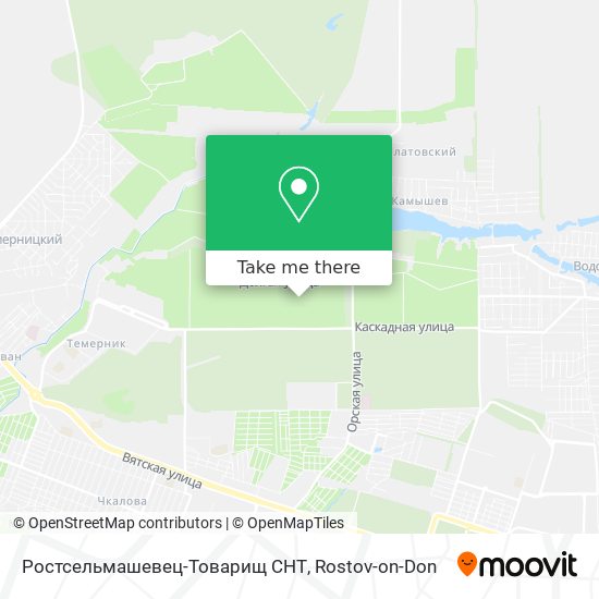 Ростсельмашевец-Товарищ СНТ map