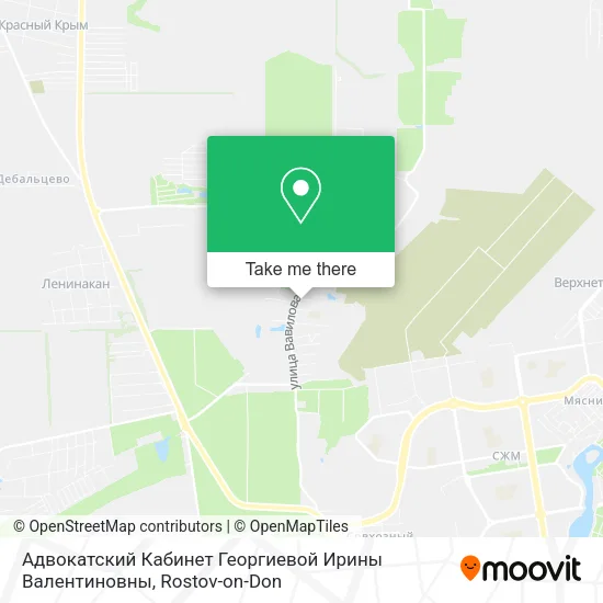 Адвокатский Кабинет Георгиевой Ирины Валентиновны map