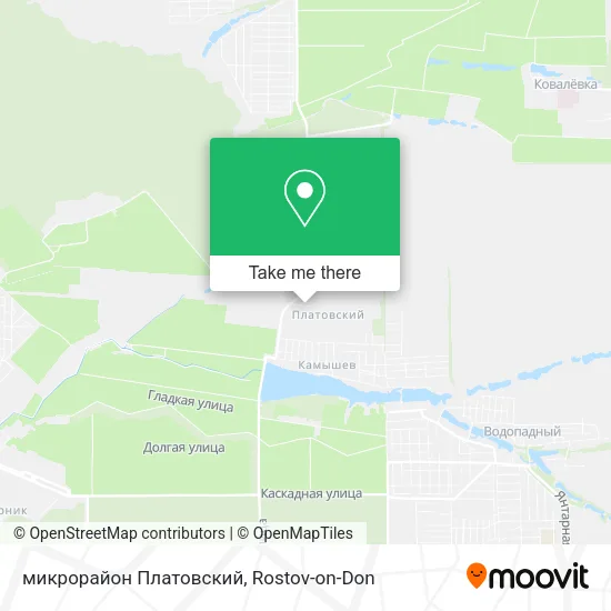 микрорайон Платовский map