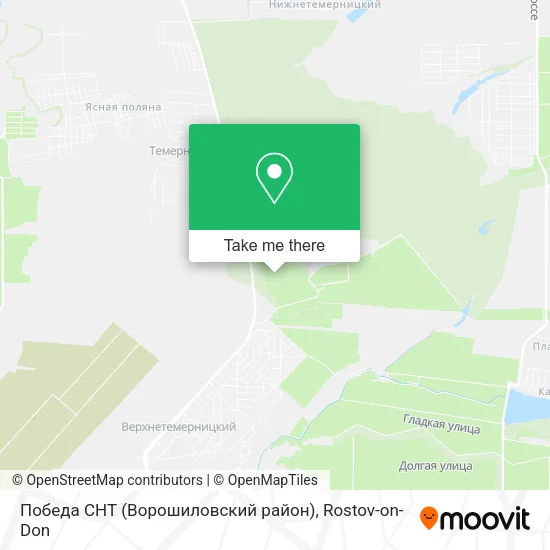 Победа СНТ (Ворошиловский район) map