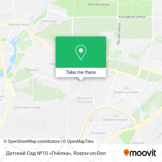 Детский Сад №10 «Пчёлка» map