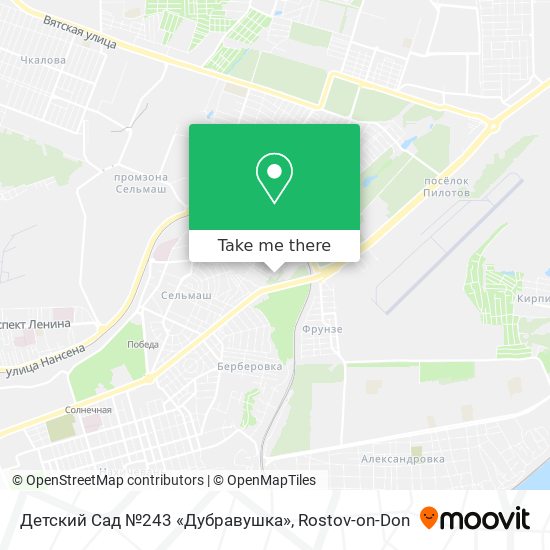 Детский Сад №243 «Дубравушка» map