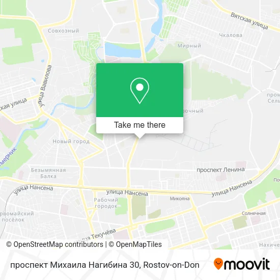 проспект Михаила Нагибина 30 map