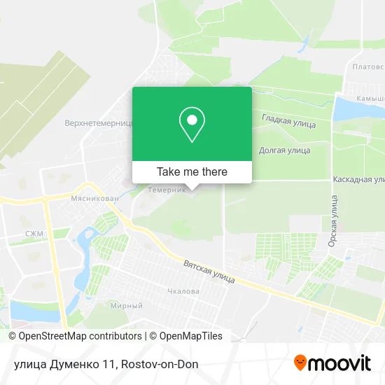 улица Думенко 11 map