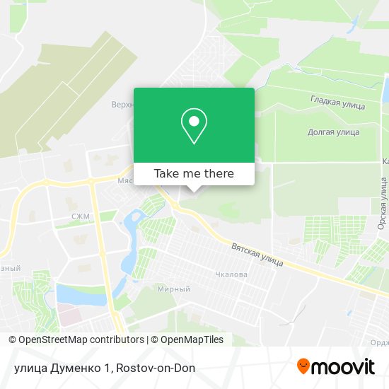 улица Думенко 1 map