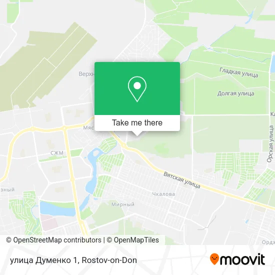 улица Думенко 1 map