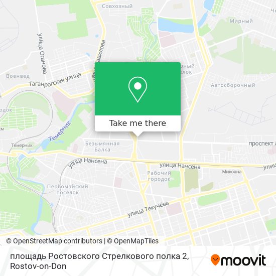 площадь Ростовского Стрелкового полка 2 map