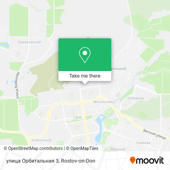 улица Орбитальная 3 map