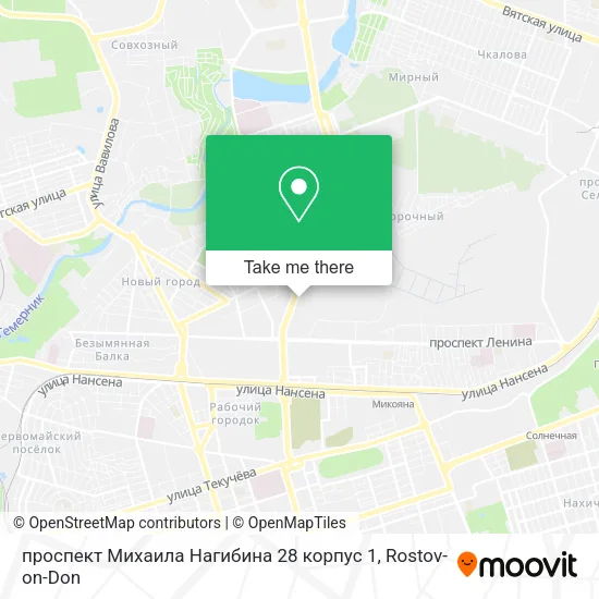 проспект Михаила Нагибина 28 корпус 1 map