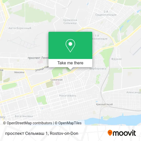 проспект Сельмаш 1 map