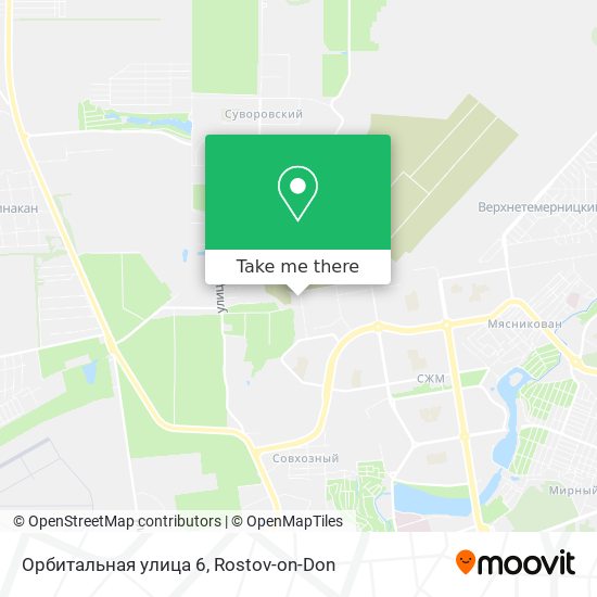 Орбитальная улица 6 map
