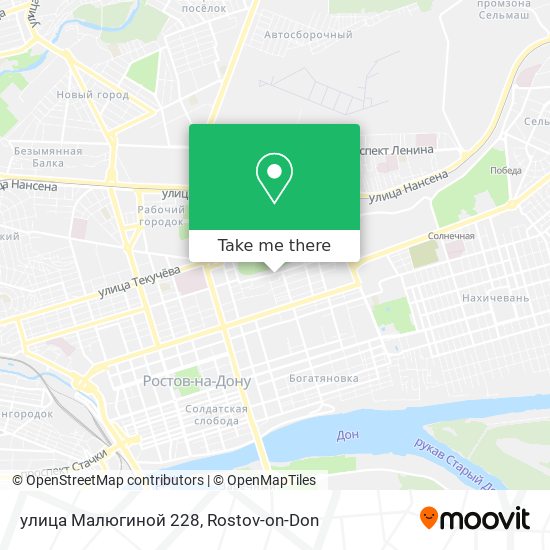 улица Малюгиной 228 map