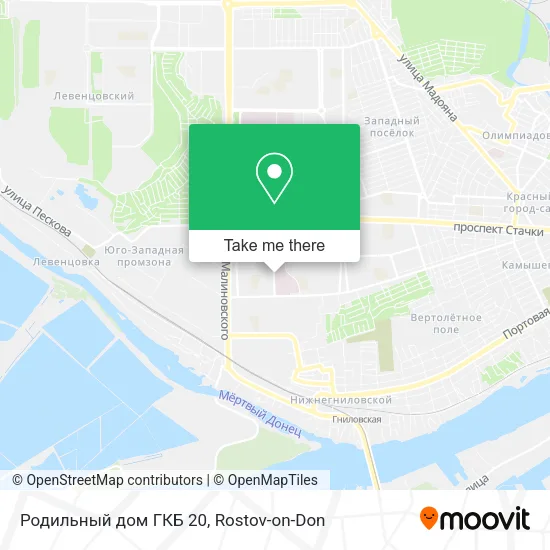 Родильный дом ГКБ 20 map
