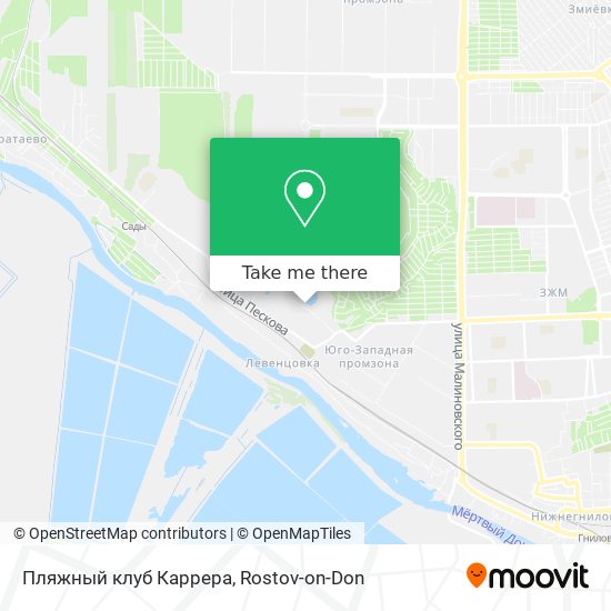 Пляжный клуб Каррера map