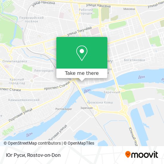 Юг Руси map