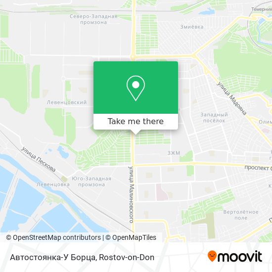 Автостоянка-У Борца map