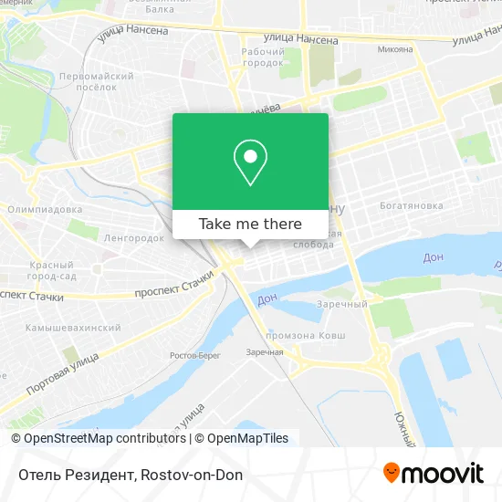 Отель Резидент map