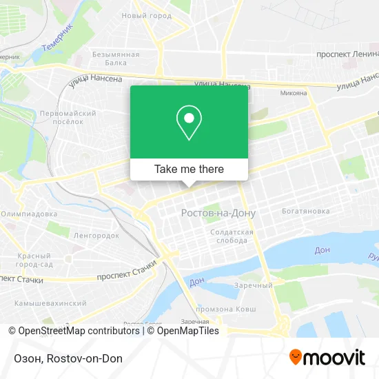 Озон map