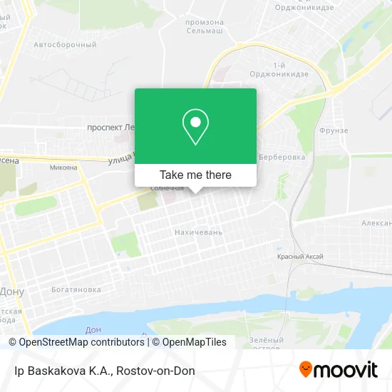 Ip Baskakova K.A. map