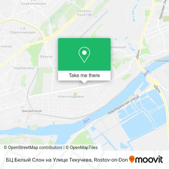 БЦ Белый Слон на Улице Текучева map