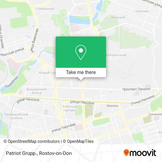 Patriot Grupp. map