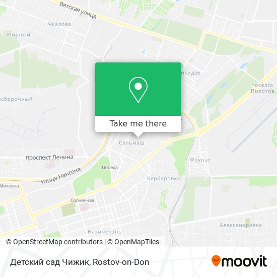 Детский сад Чижик map