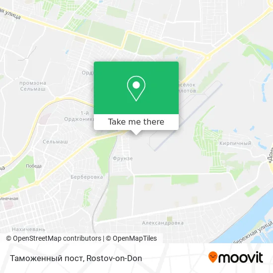 Таможенный пост map