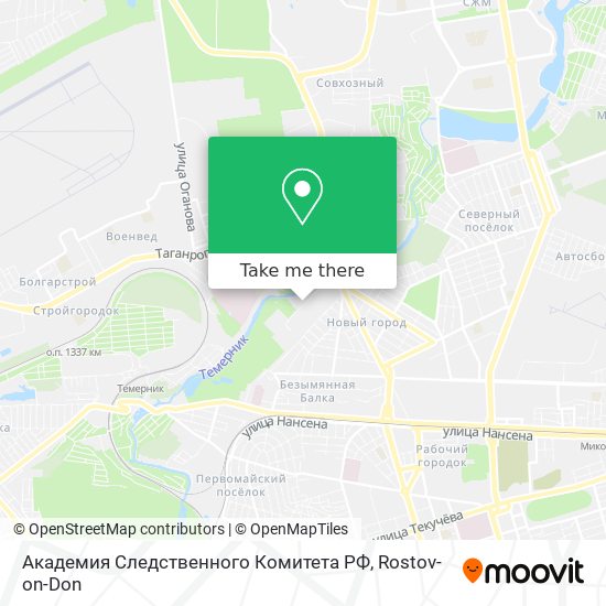 Академия Следственного Комитета РФ map