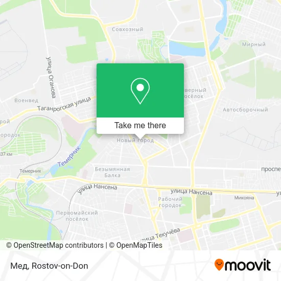 Мед map