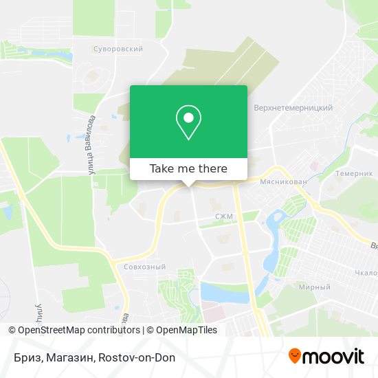Бриз, Магазин map