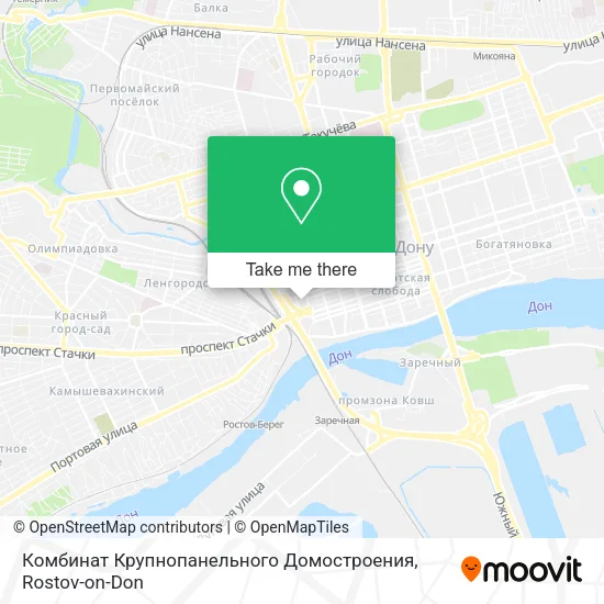 Комбинат Крупнопанельного Домостроения map