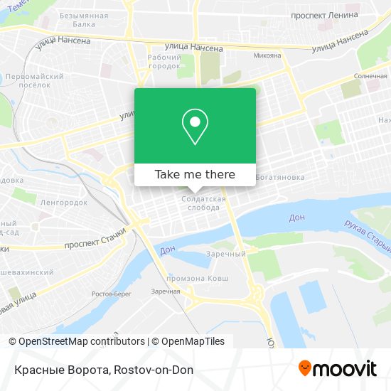 Красные Ворота map