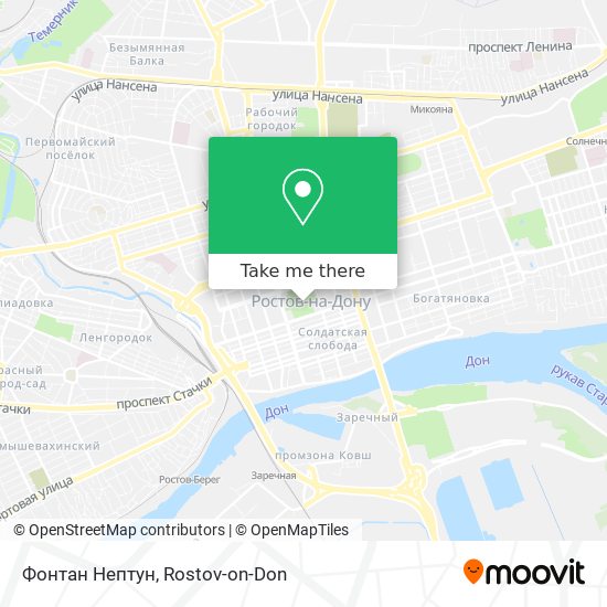 Фонтан Нептун map