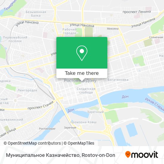 Муниципальное Казначейство map