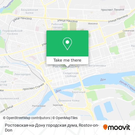 Ростовская-на-Дону городская дума map