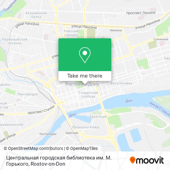 Центральная городская библиотека им. М. Горького map