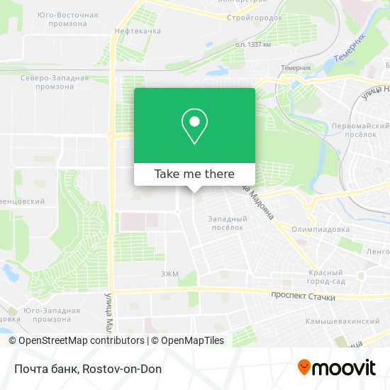 Почта банк map