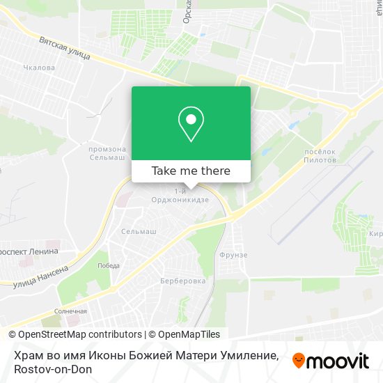 Храм во имя Иконы Божией Матери Умиление map