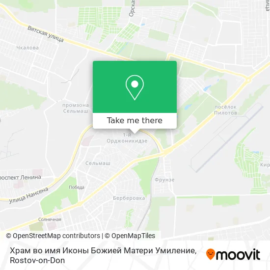 Храм во имя Иконы Божией Матери Умиление map