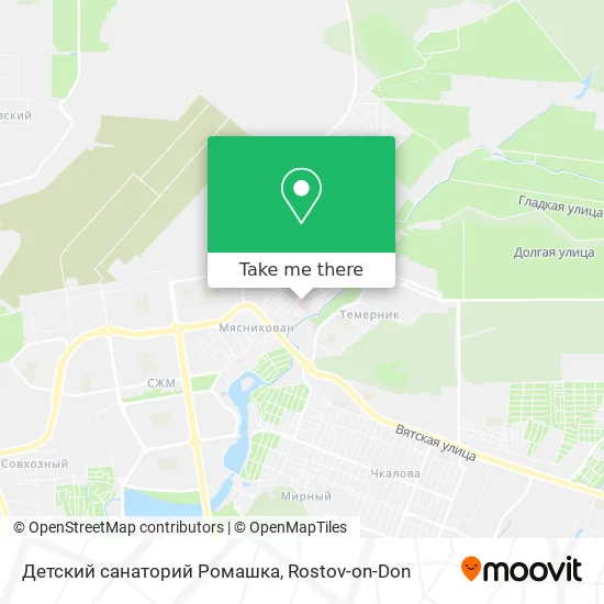 Детский санаторий Ромашка map
