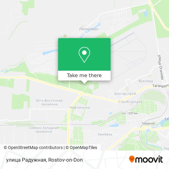 улица Радужная map