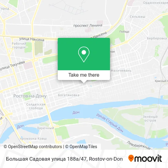 Большая Садовая улица 188а/47 map