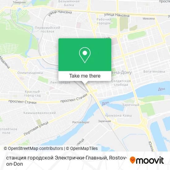 станция городской Электрички-Главный map